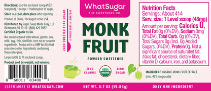 ORGANIC MONK FRUIT EXTRACT